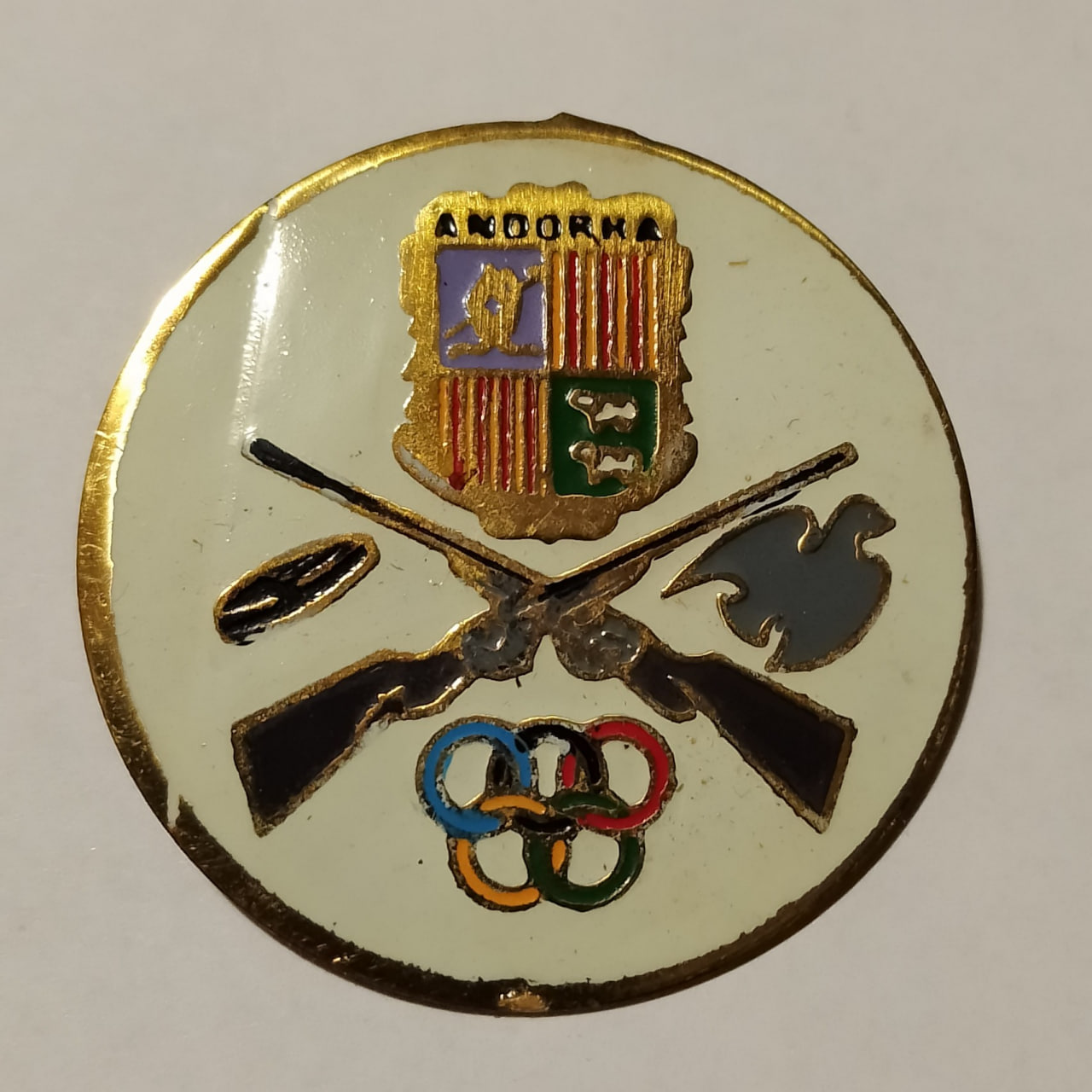 Andorra Olympic Shooting Federation Pin